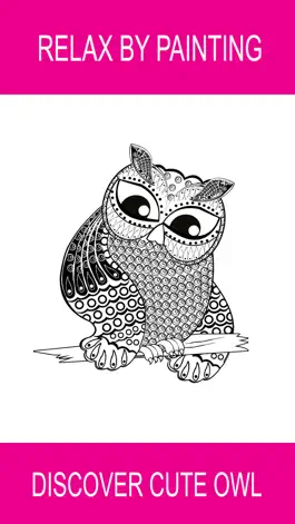 Game screenshot Owl Coloring Book Games: Color Therapy for Adults apk