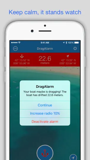 DragAlarm (Anchor Guard) iPhone Ekran Görüntüsü 2