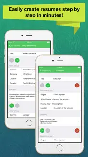 resume apex – professional cv maker & builder iphone screenshot 3
