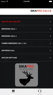 real sika deer calls & stag sounds for hunting - bluetooth compatible iphone screenshot 1