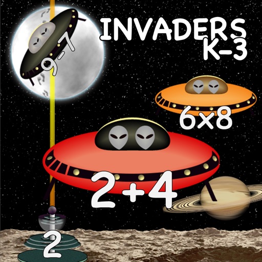 Arithmetic Invaders Express: Grade K-3 Math Facts icon