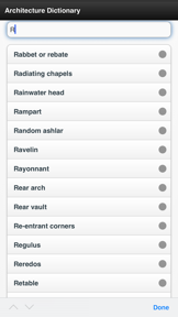 Architecture Dictionary Offline screenshot