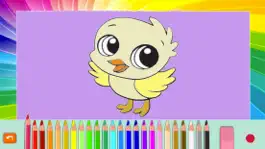 Game screenshot Baby Animal Cartoon Coloring book for kids mod apk