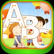 ‎A-Z 字母 圖畫書 幼兒學習寫和畫 字母 字母在英語與許多圖片學校幼兒園和幼兒園