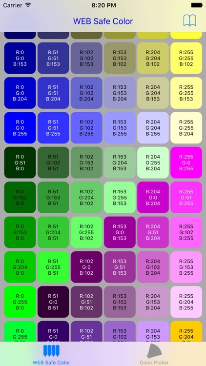 WEB Safe Color by hong chen