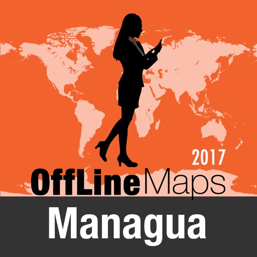 Managua Offline Map and Travel Trip Guide icon