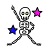 Funny Skeleton - Stickers!