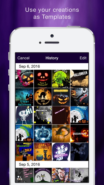 Halloween Cards Maker screenshot-3