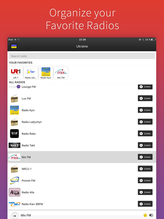 Screenshot #5 pour Radio Ukraine - Радіо Україна - Радіо УКР