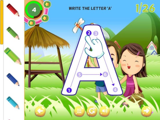 Screenshot #4 pour ABC Tracing Letters Learning How to Write Alphabet