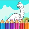 Coloring Book for Kids - Cute Dinosaurs