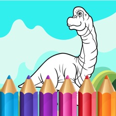 Activities of Coloring Book for Kids - Cute Dinosaurs