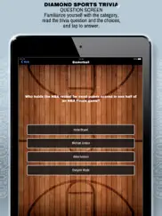 diamond sports trivia iPad Captures Décran 2
