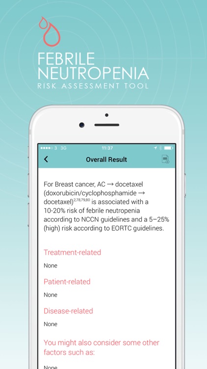 Febrile Neutropenia Risk Tool screenshot-3