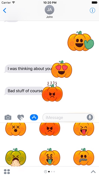 Jack-o-Moji Stickers by Mojimade screenshot-4