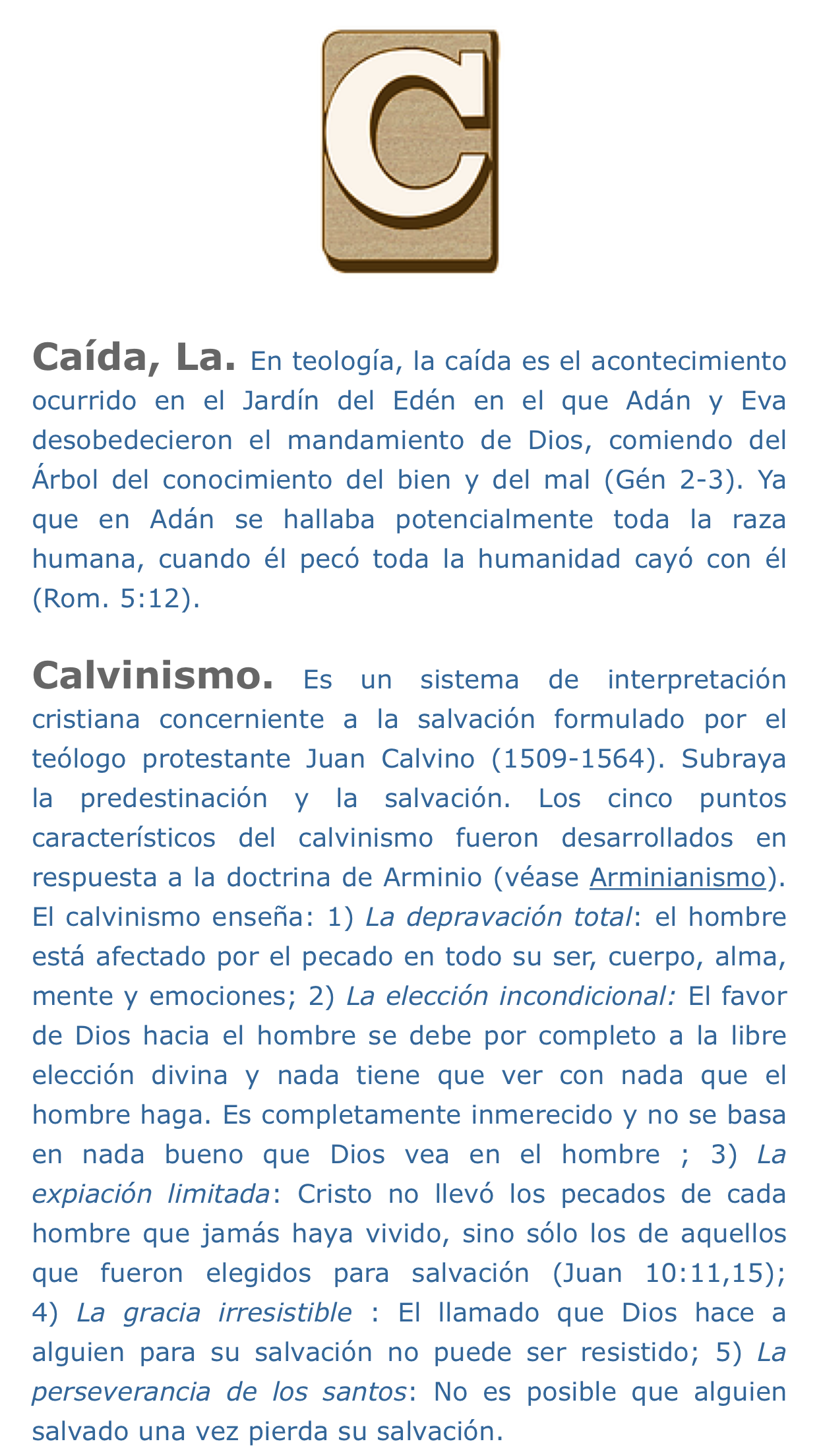 Diccionario Teológico screenshot 4