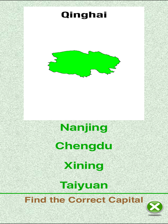 China Provinces & Capitals. Quiz & Games and more! iPad screenshot