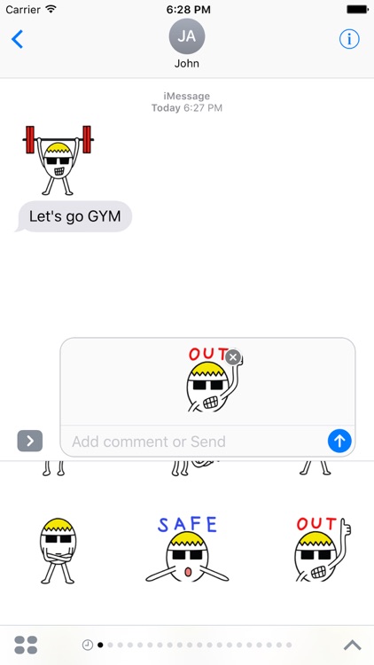 Funny Egg Stickers Pack for iMessage