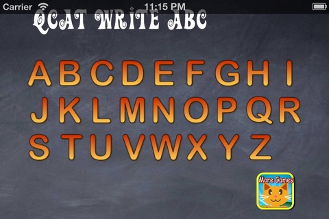 QCat -  Write alphabet ABC - náhled