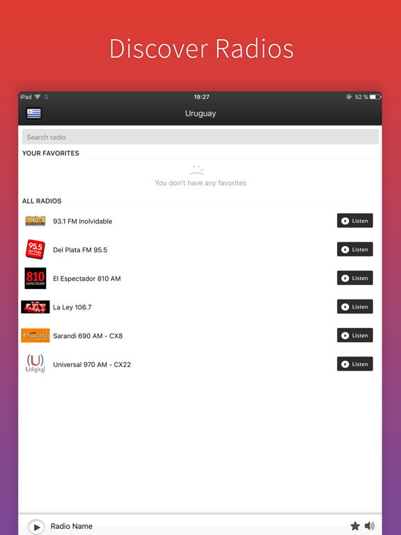 Screenshot #4 pour Radio Uruguay - Radios URU FREE