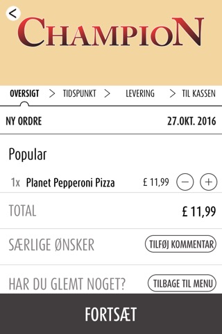 Champion Pizza Basildon screenshot 3