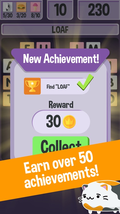 Word Quest: A Free Word Finder Game for Cat Lovers screenshot-3