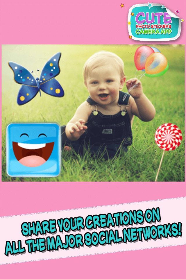 Cute Photo Stickers Camera App – Picture Editor screenshot 4