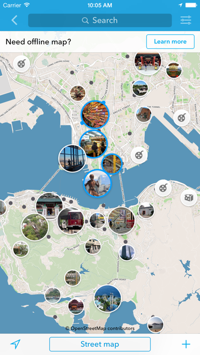 Screenshot #2 pour Hong Kong - Carte hors ligne et guide de la ville