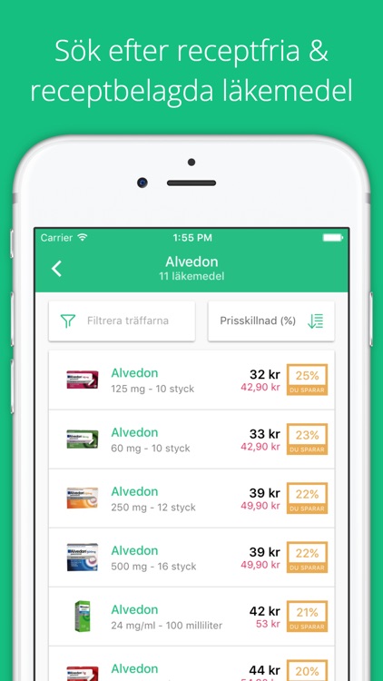 Medicinpriser - Prisjämförelse på medicin