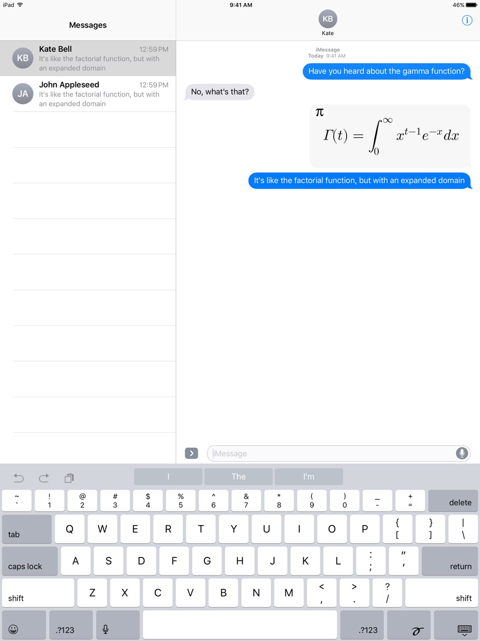 iPad screenshot