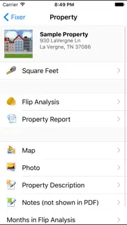 property fixer - real estate investment calculator iphone screenshot 2