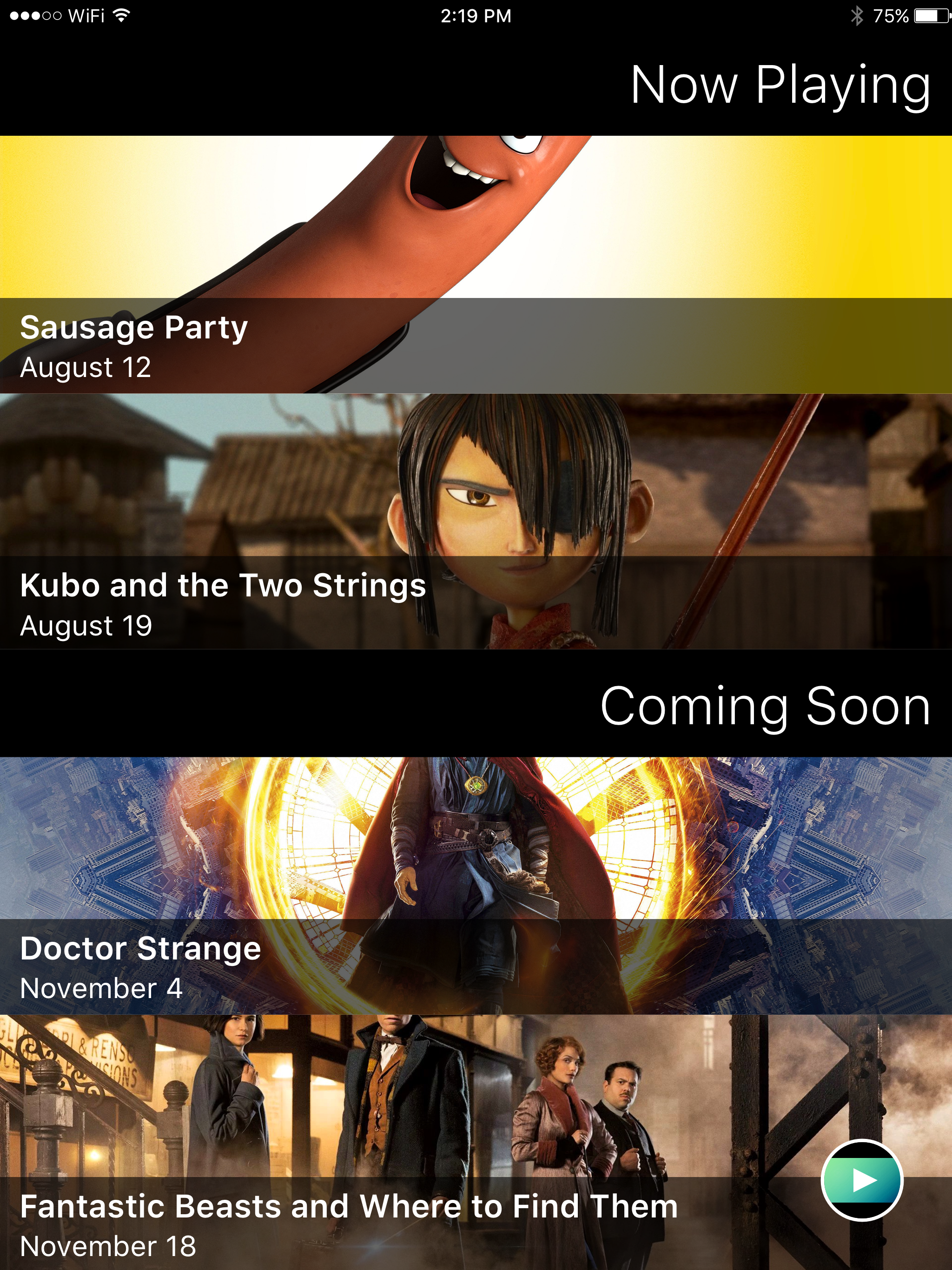 Coming Soon - trailers in your pocket