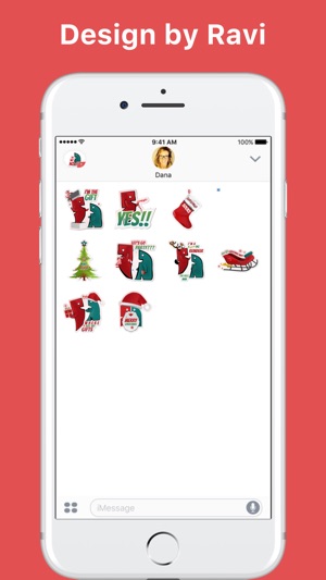 SocialAves - Christmas & New Year 2017 stickers(圖2)-速報App