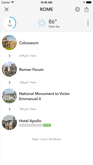 Rome Offline Map & City Guide Screenshot