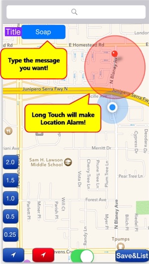 GPS Alarm - bus stations, bus alarm navi