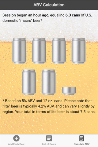 Counting Cans - Craft Beer ABV Calculator screenshot 3