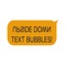 Upside Down Text Bubbles