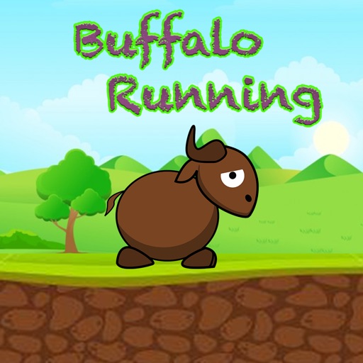 Buffalo Running Icon