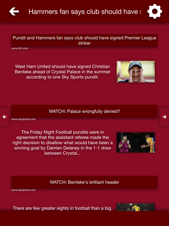 Screenshot #5 pour All The News - Crystal Palace FC Edition
