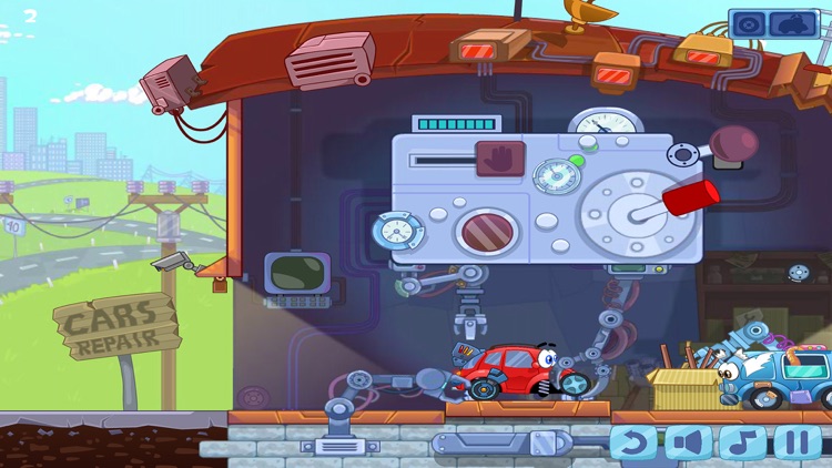 Wheely 4 Time Travel - Action Physics Puzzle Game screenshot-3