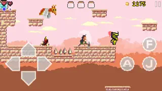 Goku to hell free - Pixel style side-scroller game - Screenshot 1