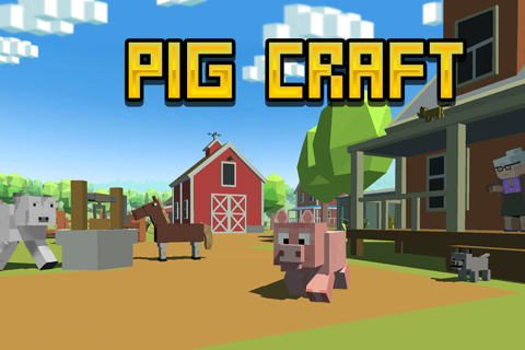 Blocky Pig Simulator 3D Full screenshot 3