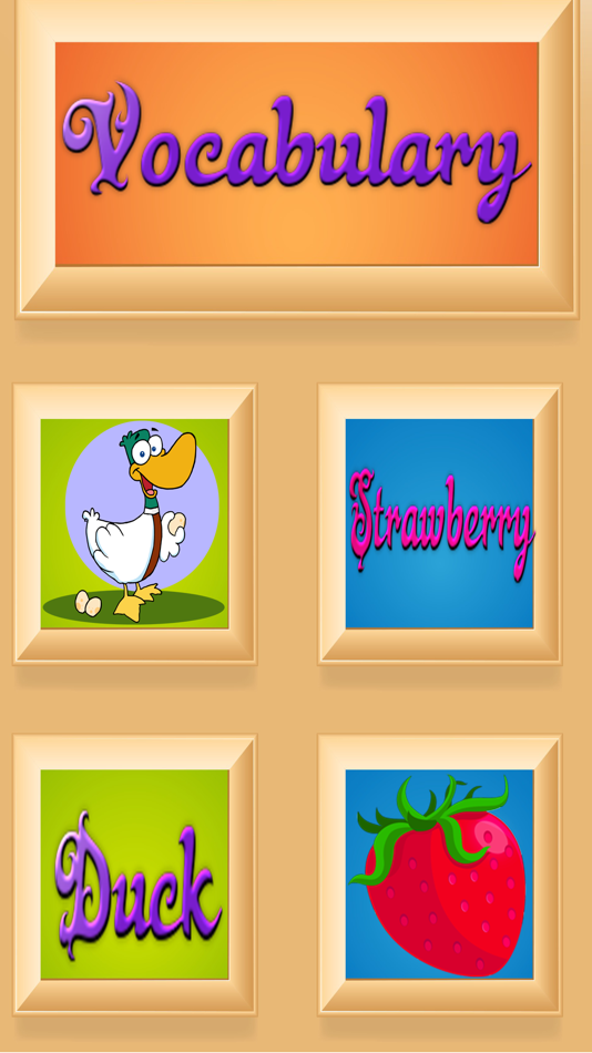 fruits - animals english exercises kindergarten - 2.0 - (iOS)