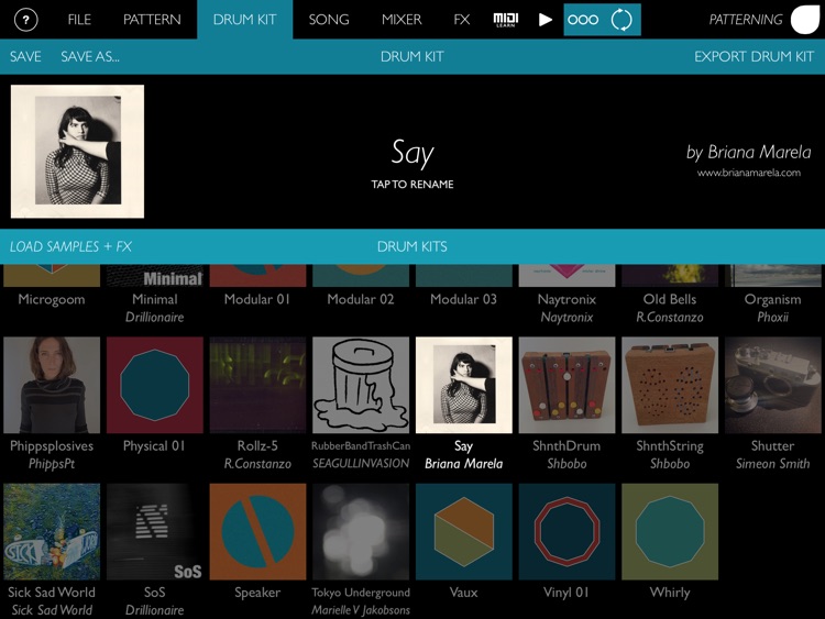 Patterning : Drum Machine