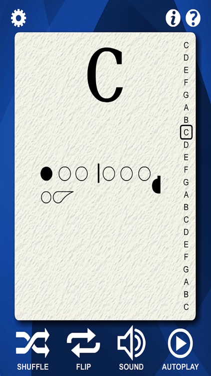 Flute Flash Cards