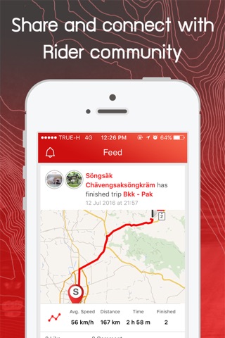 Rider : Biker social, Motorcycle routes & tracking screenshot 4
