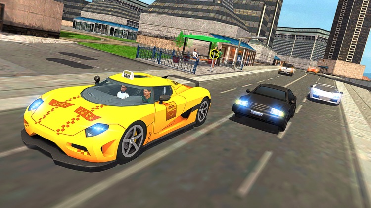 Modern City Cab Simulator 2016 screenshot-4