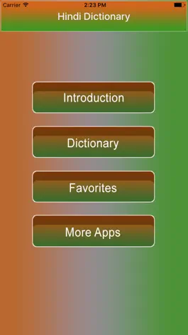 Game screenshot Best English to Hindi Dictionary Offline apk