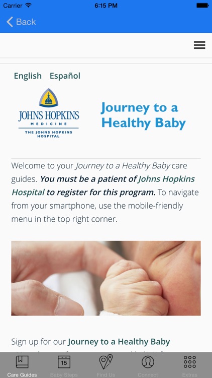 Johns Hopkins Hospital Baby screenshot-4