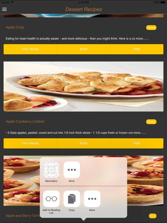 Screenshot #5 pour 50 Of The Best Dessert Recipes
